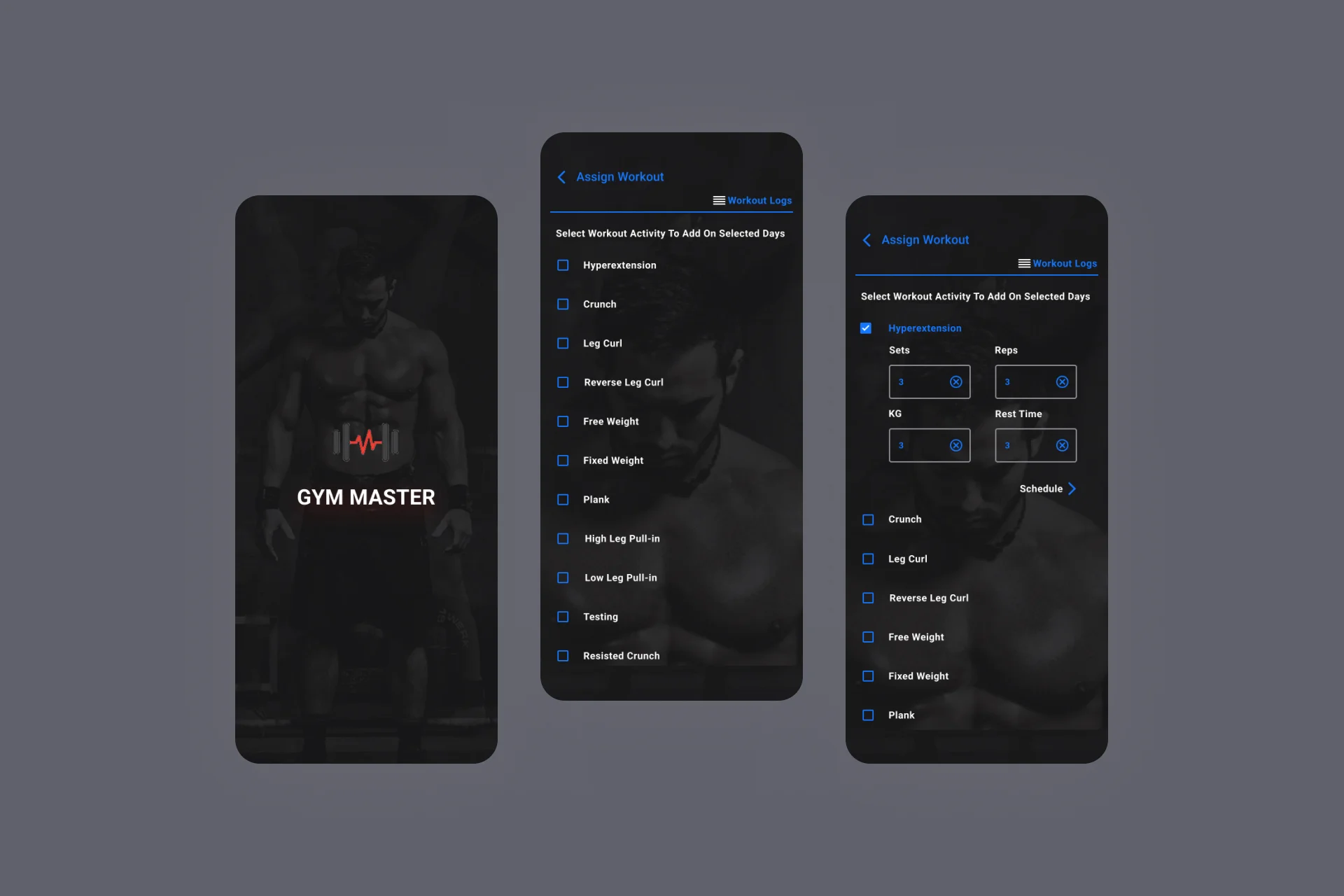 Gym Master Mobile App