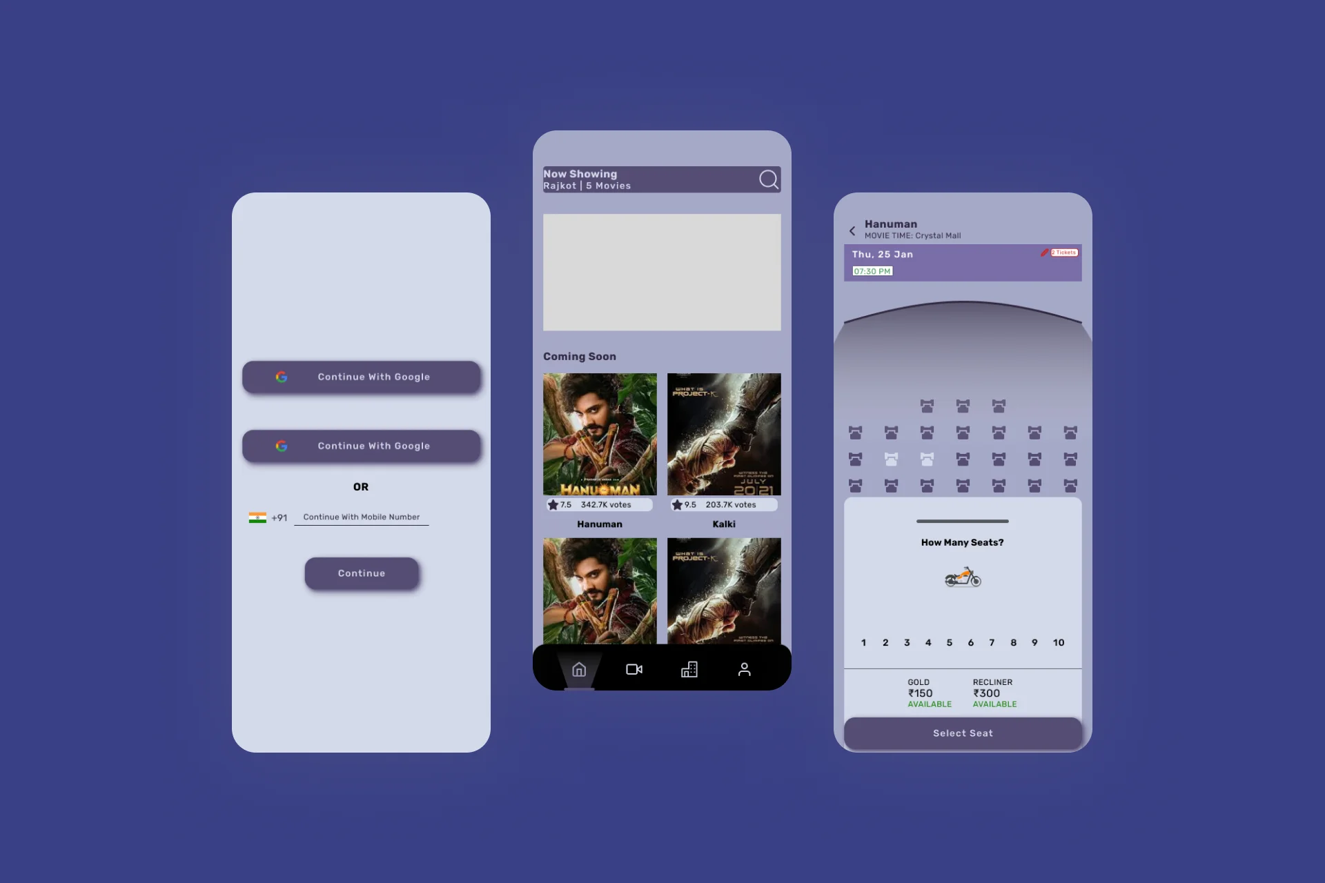 Movie Ticket Booking Mobile App