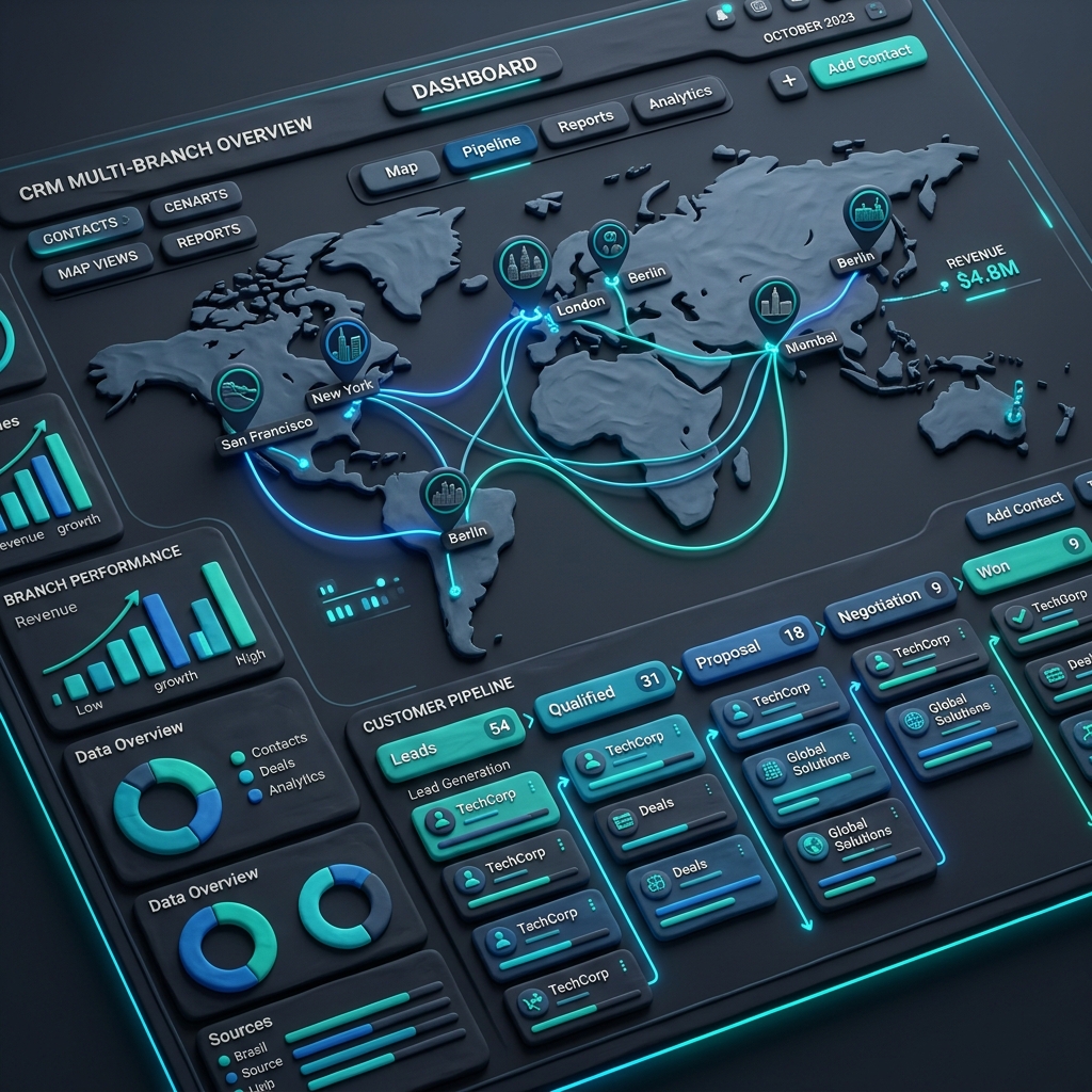 Multi-Branch CRM Platform