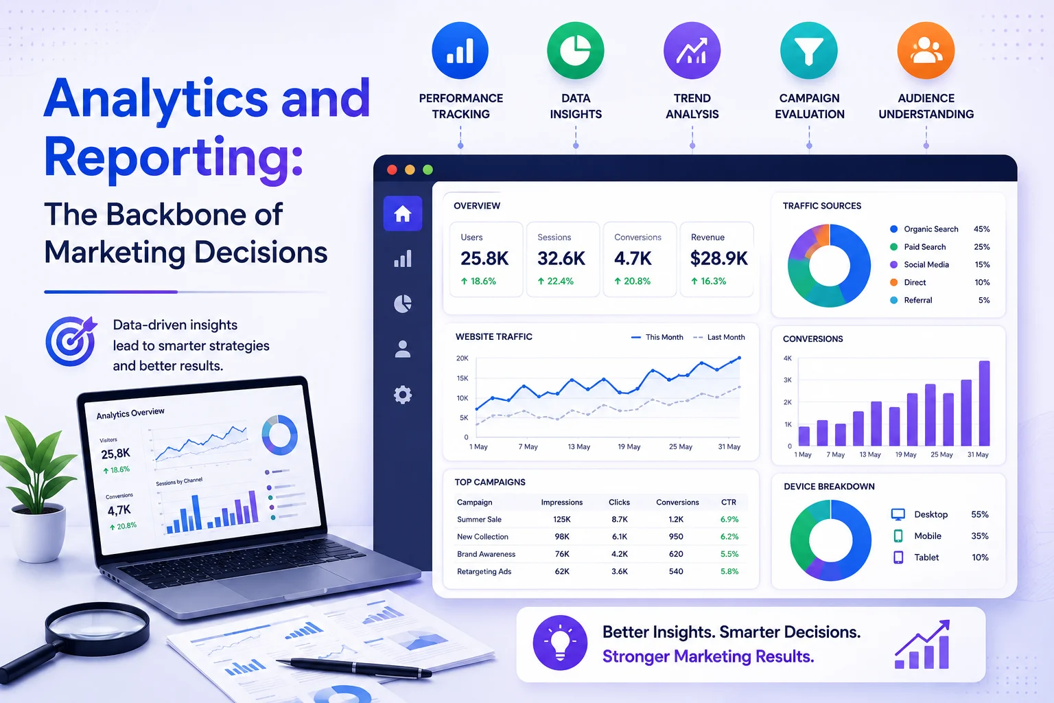Analytics and Reporting: The Backbone of Marketing Decisions
