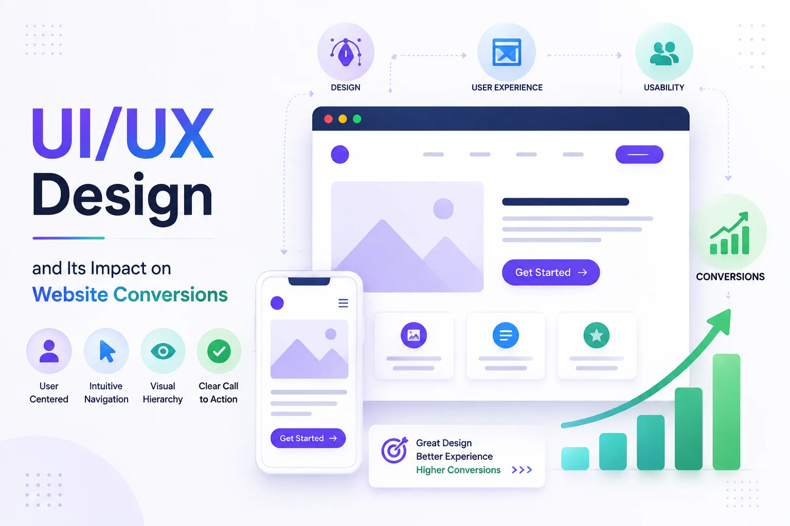UI/UX Design and Its Impact on Website Conversions